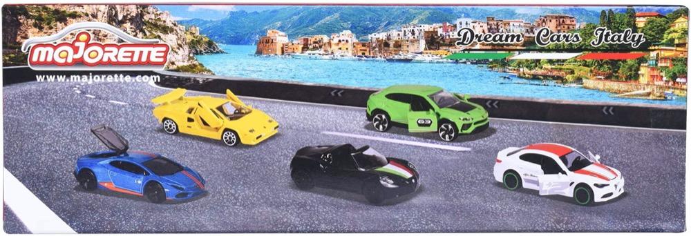 Majorette Spielzeugauto Premium Cars Dream Cars Italy 5er Pack Giftpack 212053178