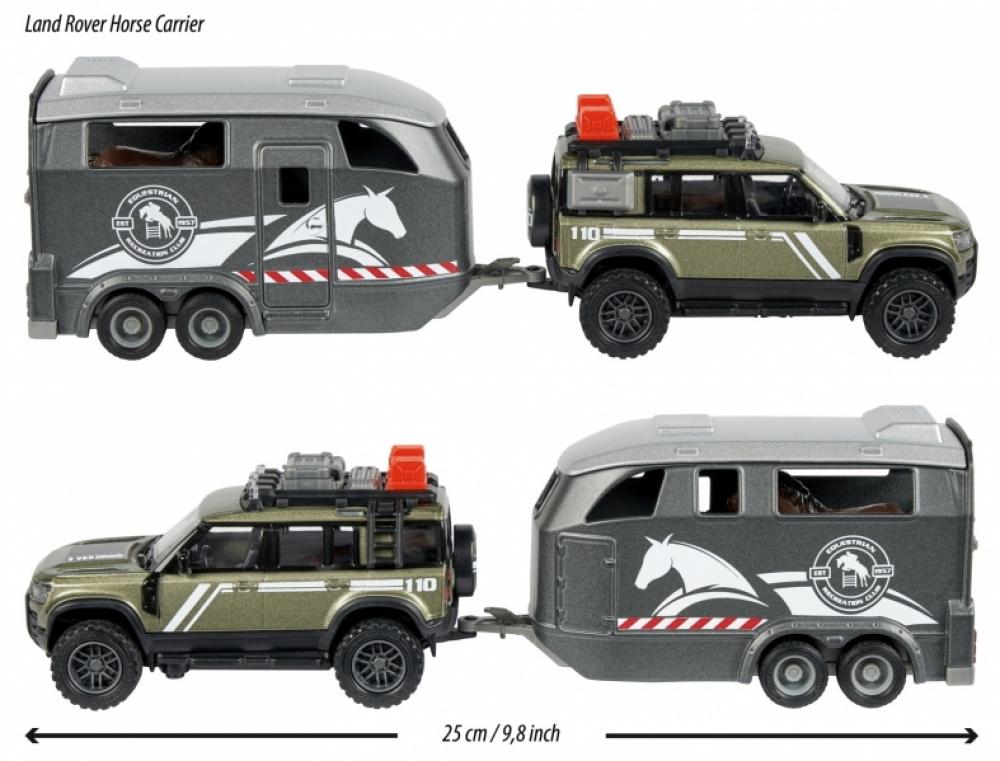 Majorette Spielzeugauto Pferdetransport Grand Series Land Rover Horse Carrier 213776000