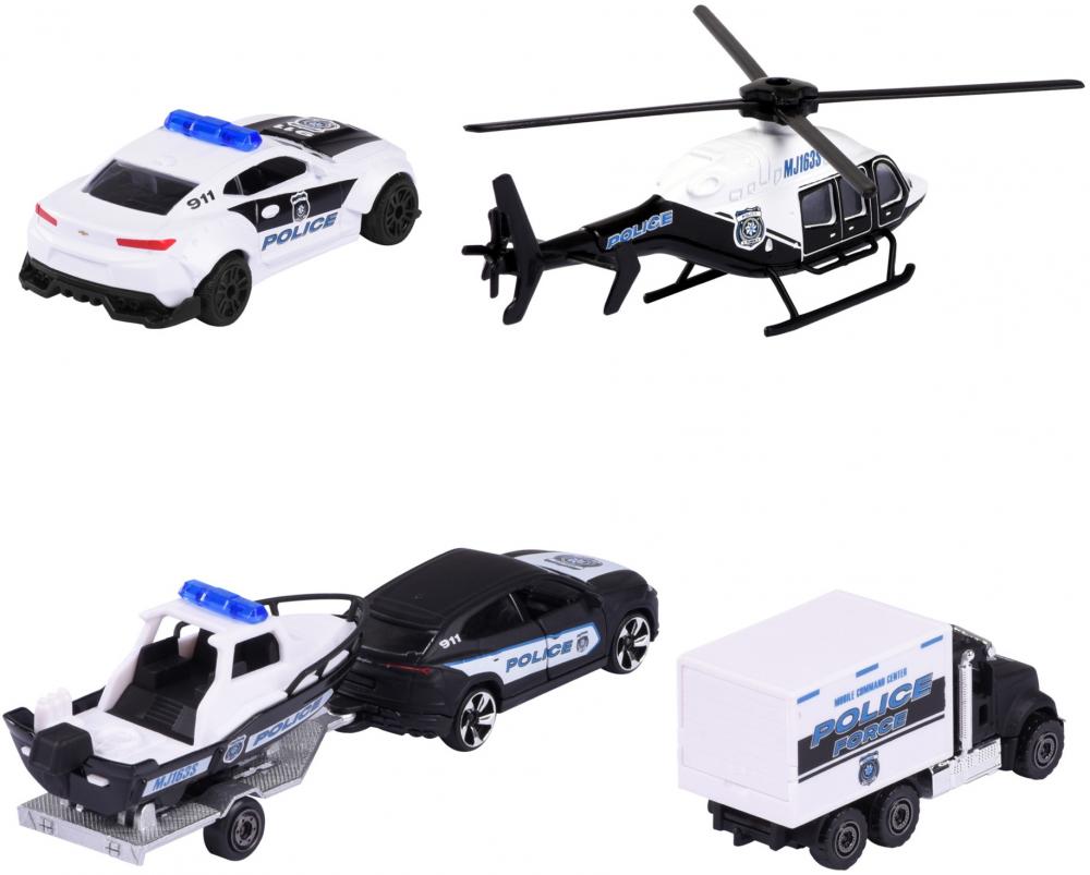 Majorette Spielzeugauto Polizei Police Force 4er Pack Giftpack 212053188