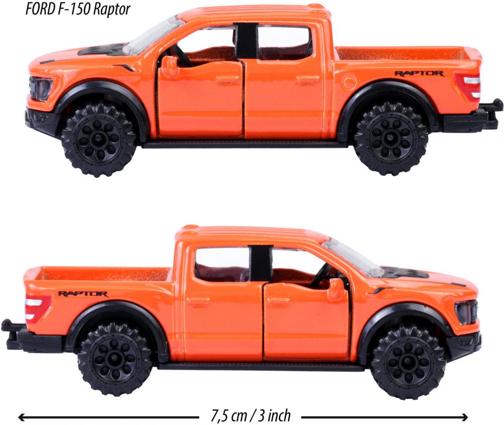 Majorette Spielzeugauto Premium Cars Ford F-150 Raptor orange 212053052Q39