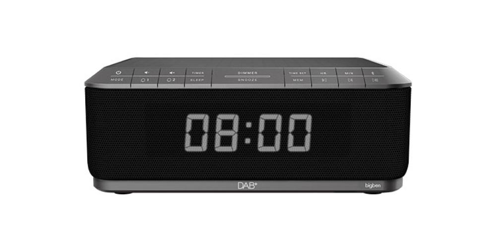 Bigben Radiowecker RR140 DAB+ Radio Qi-Charger Induktion USB Ladeanschluss schwarz AU367607