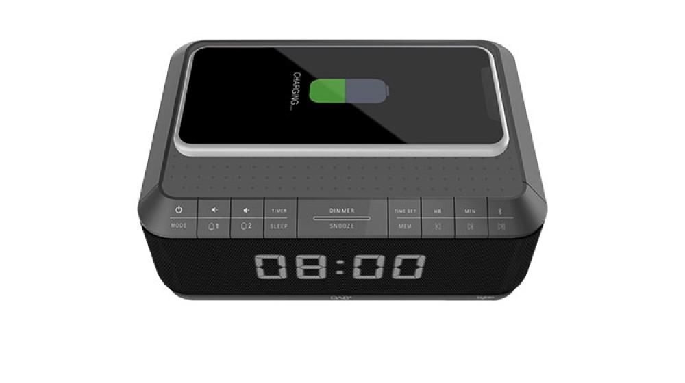 Bigben Radiowecker RR140 DAB+ Radio Qi-Charger Induktion USB Ladeanschluss schwarz AU367607