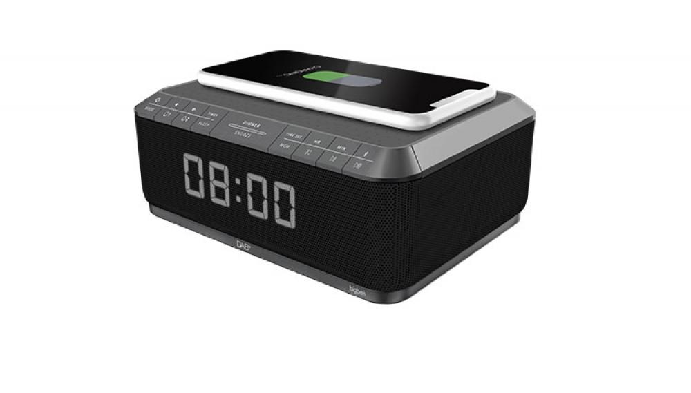 Bigben Radiowecker RR140 DAB+ Radio Qi-Charger Induktion USB Ladeanschluss schwarz AU367607