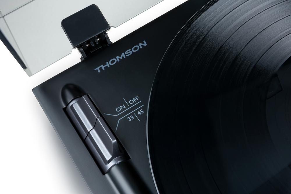 Thomson Plattenspieler TT700 Premium AT91-Phono-Tonabnehmer schwarz TH386080