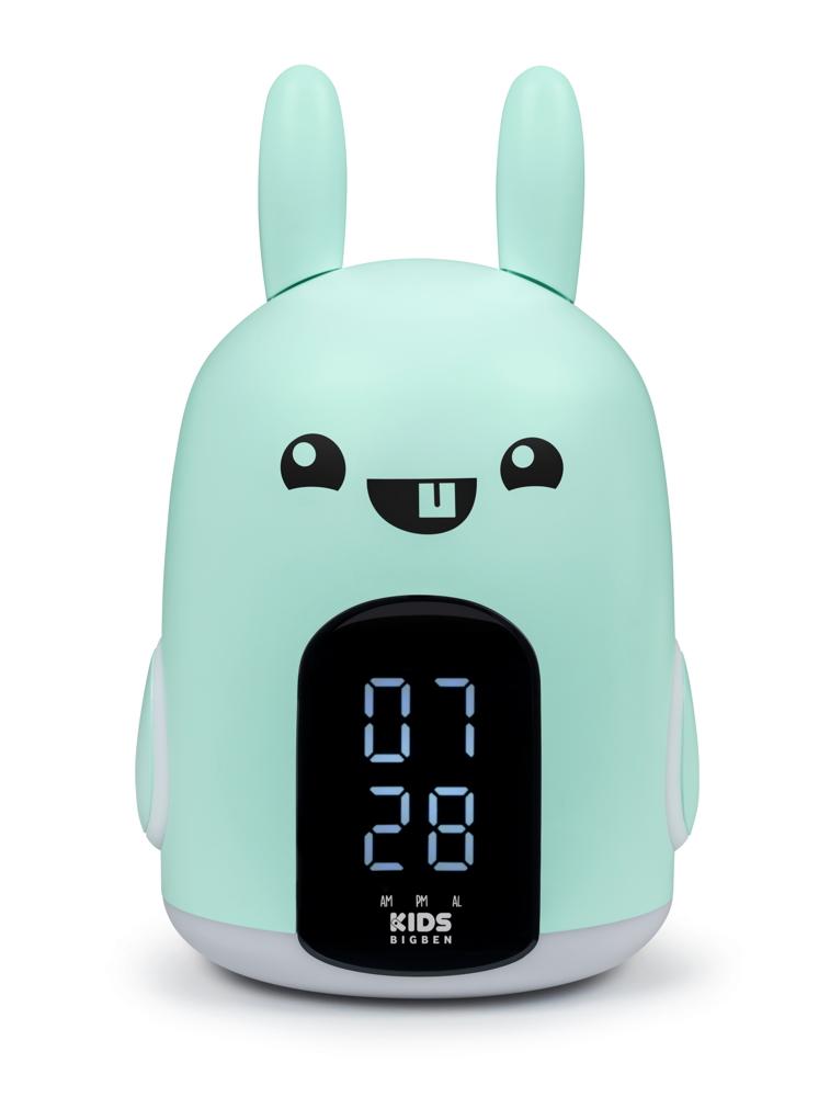 Bigben Kids Wecker und Nachtlicht HELLO Rabbit dimmbares Display AU387032