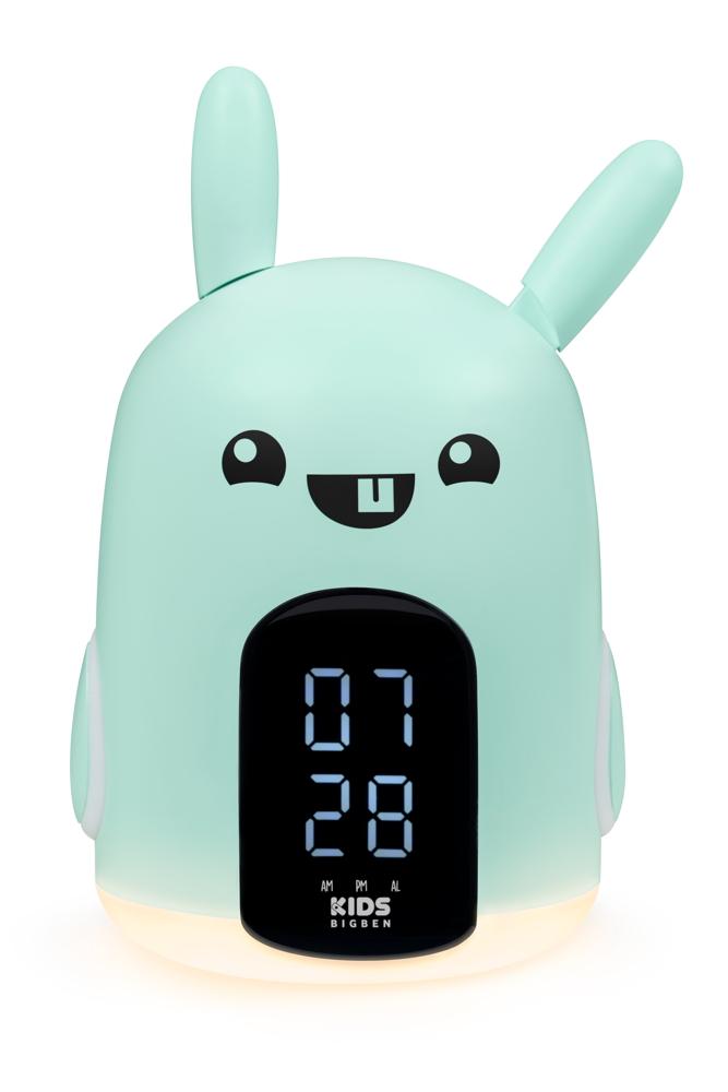 Bigben Kids Wecker und Nachtlicht HELLO Rabbit dimmbares Display AU387032