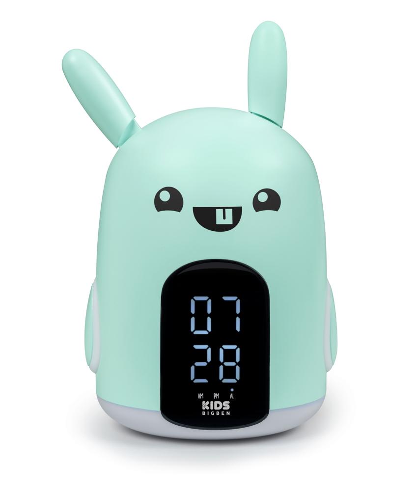 Bigben Kids Wecker und Nachtlicht HELLO Rabbit dimmbares Display AU387032