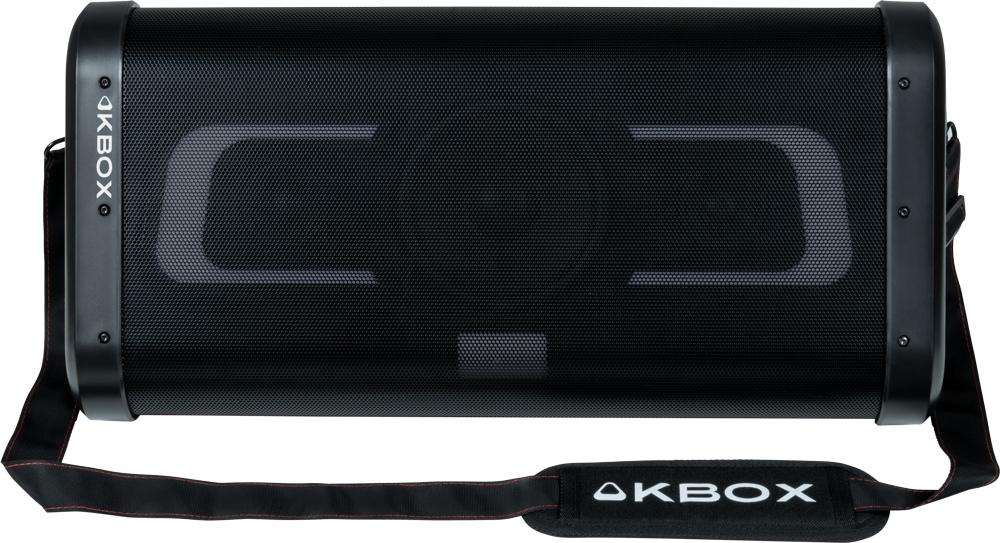 Bigben Bluetooth KBOX kabelloser Karaoke-Lautsprecher Lichteffekten 2 Mikrofonen schwarz AU387056