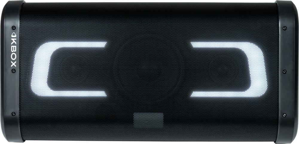 Bigben Bluetooth KBOX kabelloser Karaoke-Lautsprecher Lichteffekten 2 Mikrofonen schwarz AU387056