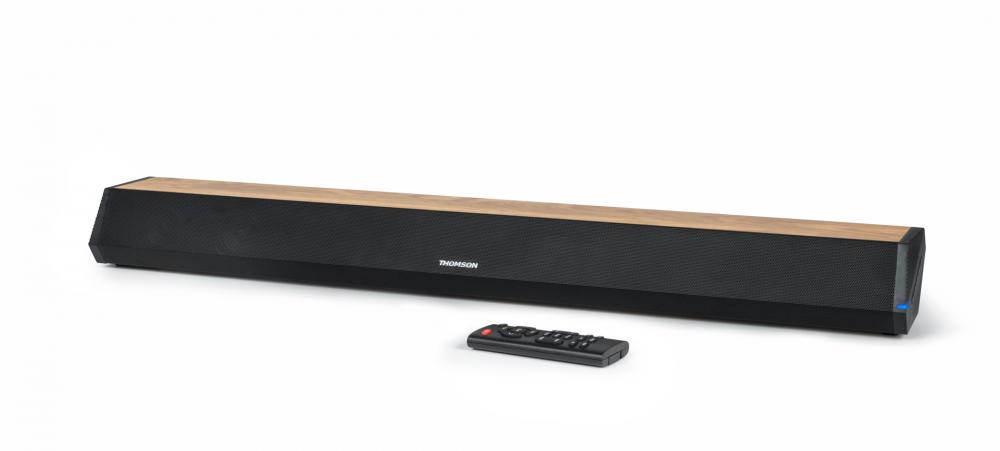 Thomson Bluetooth Soundbar SB552BTS Soundsystem Subwoofer schwarz Holz TH388183