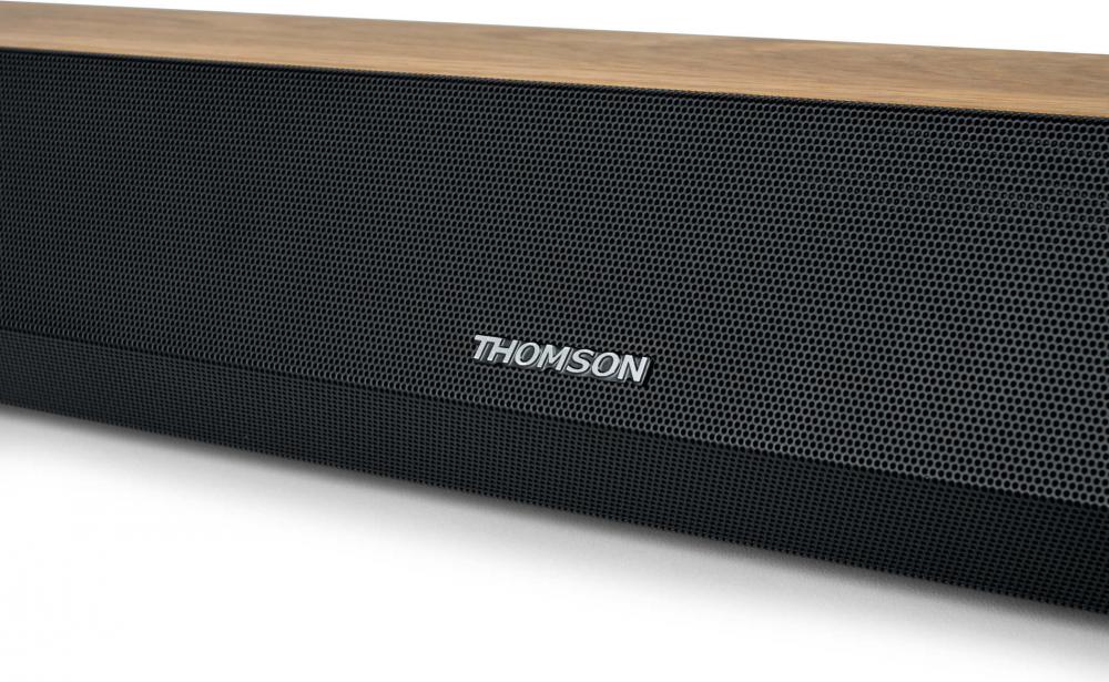 Thomson Bluetooth Soundbar SB552BTS Soundsystem Subwoofer schwarz Holz TH388183