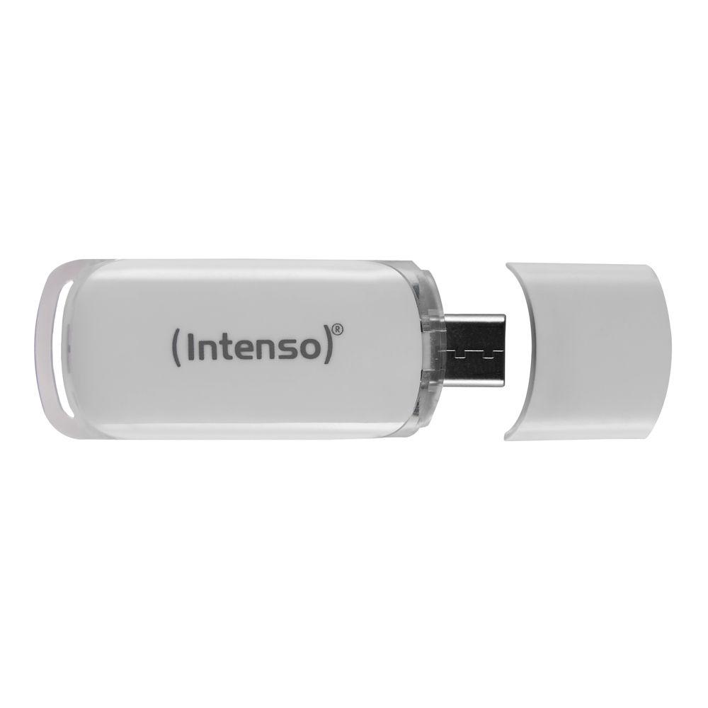 Intenso USB Stick 32GB Speicherstick Flash Line weiß Typ C USB 3.2