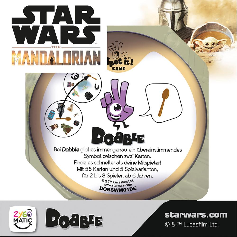 Zygomatic Familienspiel Reaktionsspiel Dobble Star Wars - The Mandalorian ZYGD0008