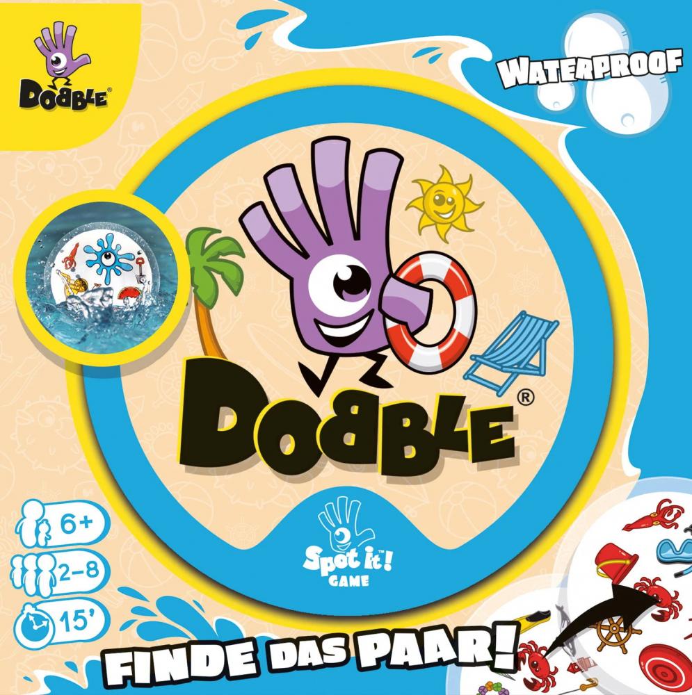 Zygomatic Familienspiel Reaktionsspiel Dobble Waterproof ZYGD0026