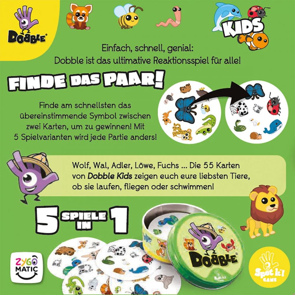 Zygomatic Kinderspiel Reaktionsspiel Dobble Kids ZYGD0031