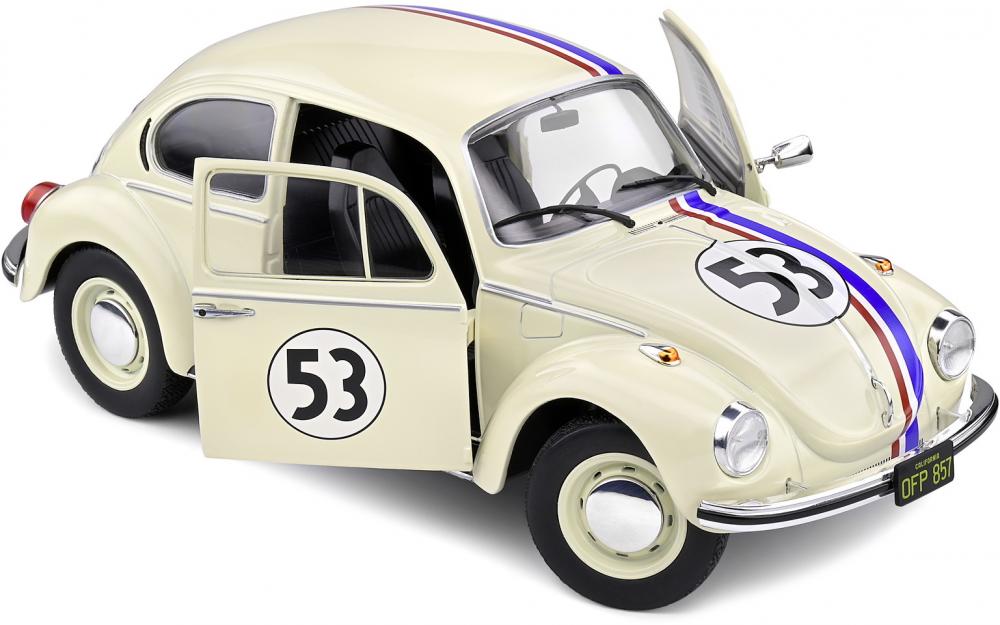 Solido Modellauto Maßstab 1:18 VW Volkswagen Käfer 1303 Racer #53 1968 S1800505