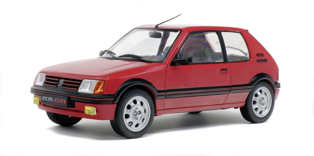 Solido Modellauto Maßstab 1:18 Peugeot 205 GTI MK1 rot 1985 S1801702