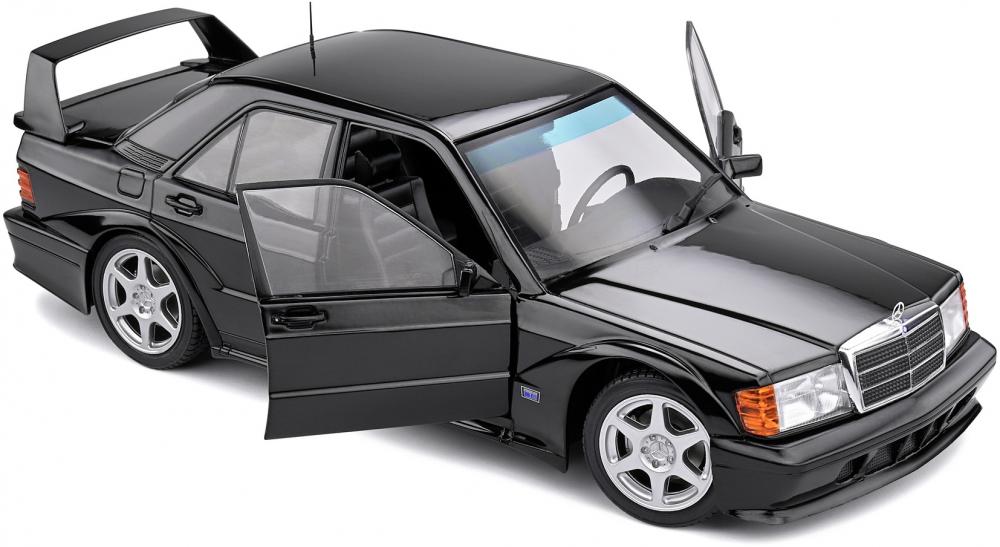 Solido Modellauto Maßstab 1:18 Mercedes Benz 190E Evo 2, 1990 schwarz S1801001