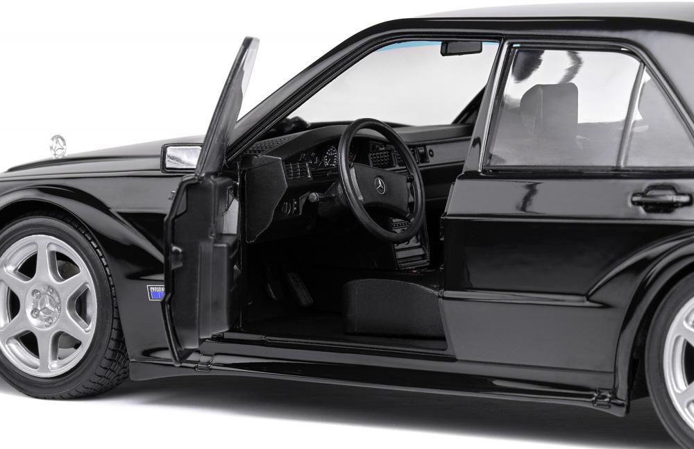 Solido Modellauto Maßstab 1:18 Mercedes Benz 190E Evo 2, 1990 schwarz S1801001