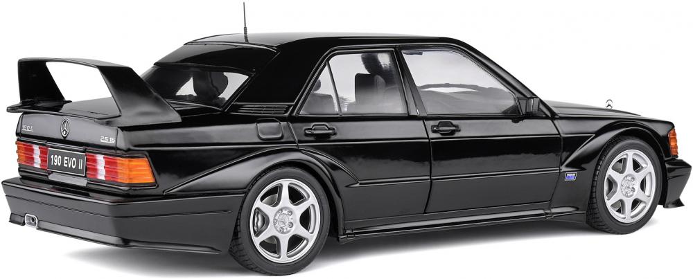 Solido Modellauto Maßstab 1:18 Mercedes Benz 190E Evo 2, 1990 schwarz S1801001