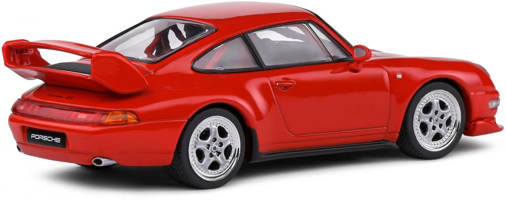 Solido Modellauto Maßstab 1:43 Porsche 993 RS Clubsport rot 1993 S4313802