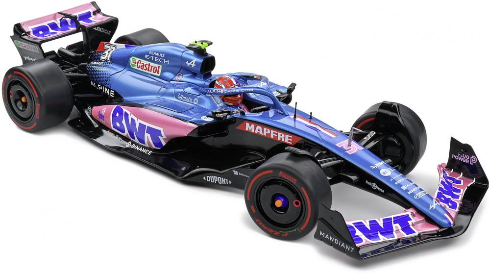 Solido Modellauto Maßstab 1:18 Alpine Formel 1 A522 Ocon blau Australien GP 2022 S1808804