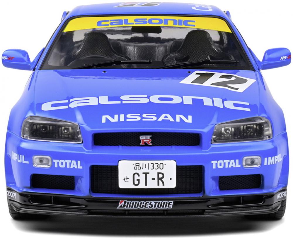 Solido Modellauto Maßstab 1:18 Nissan GT-RR34 blau 2000 S1804307