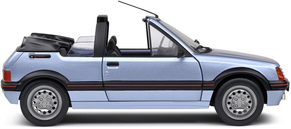 Solido Modellauto Maßstab 1:18 Peugeot 205 CTI azurblau 1989 S1806203