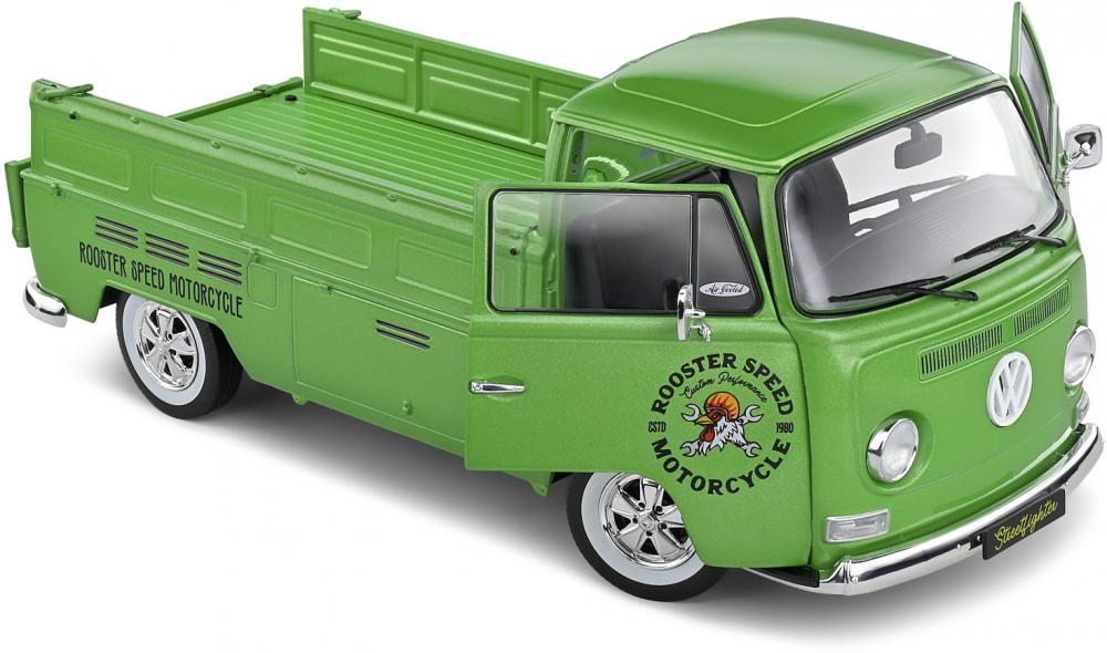 Solido Modellauto Maßstab 1:18 VW Volkswagen T2 Pick up Custom grün 1968 S1809401