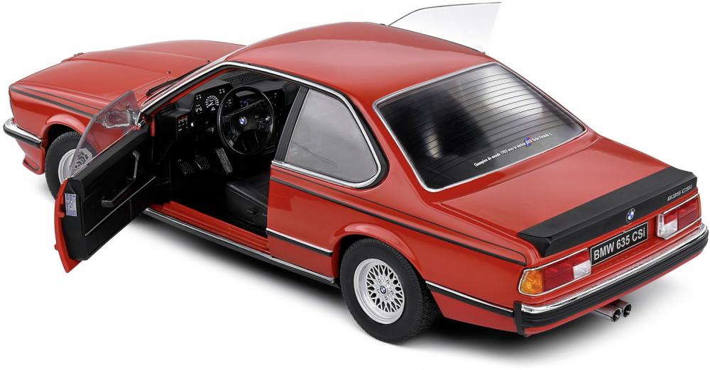 Solido Modellauto Maßstab 1:18 BMW 635 CSI (E24) rot 1984 S1810301