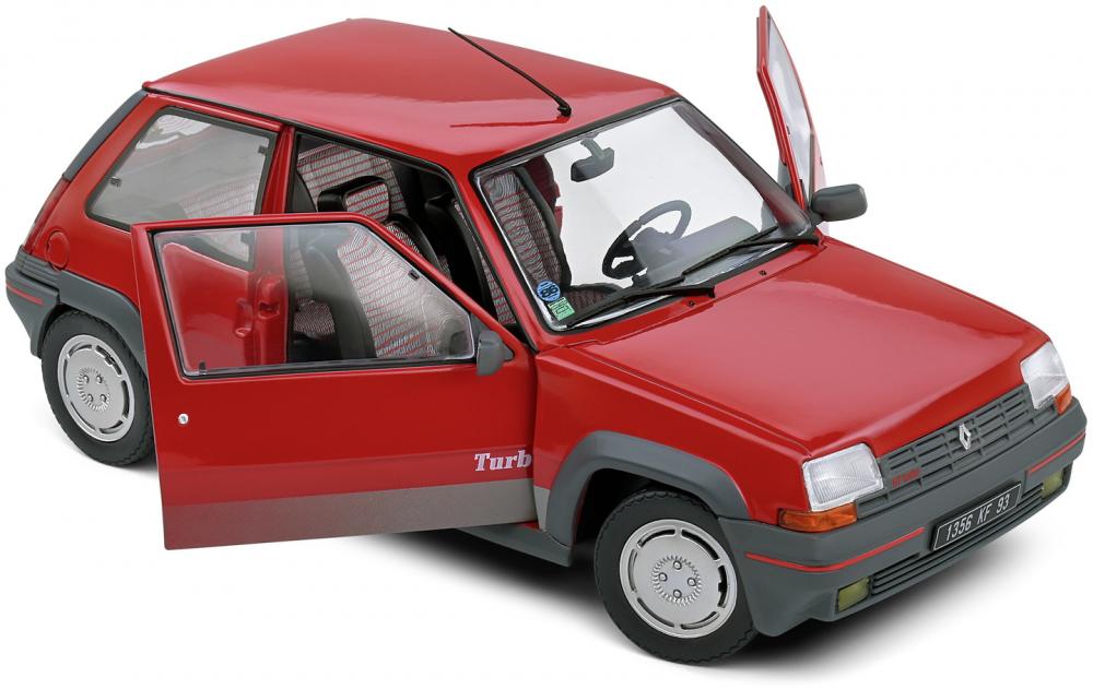 Solido Modellauto Maßstab 1:18 Renault 5 GT Turbo MK1 rot 1985 S1810001