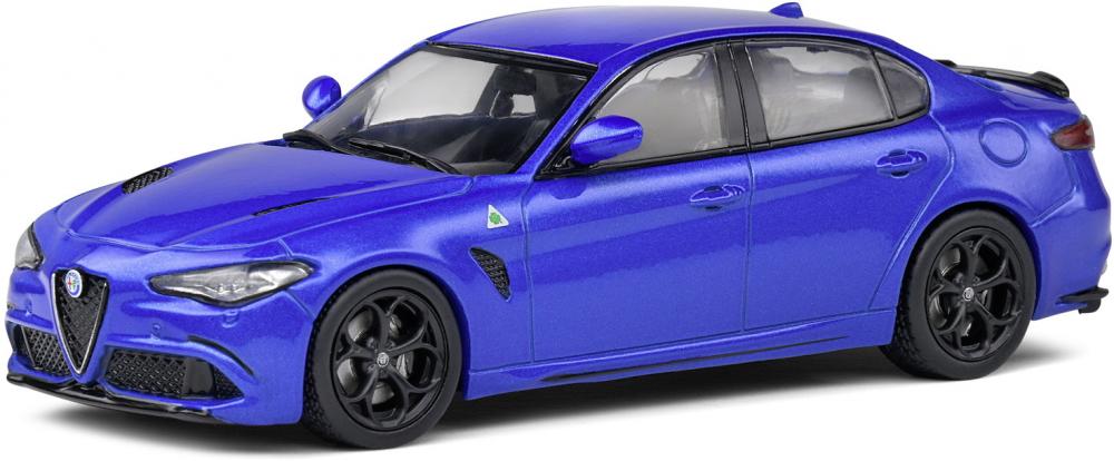 Solido Modellauto Maßstab 1:43 Alfa Romeo Giulia Quadrifoglio blau 2019 S4313104