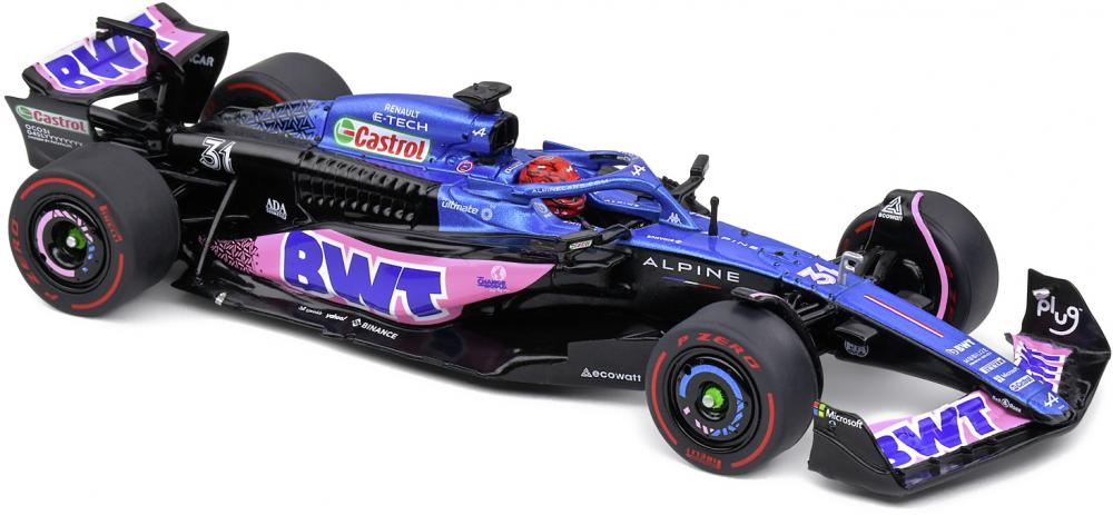 Solido Modellauto Maßstab 1:43 Alpine Formel 1 A523 Ocon #31 Monaco GP 2023 S4317701