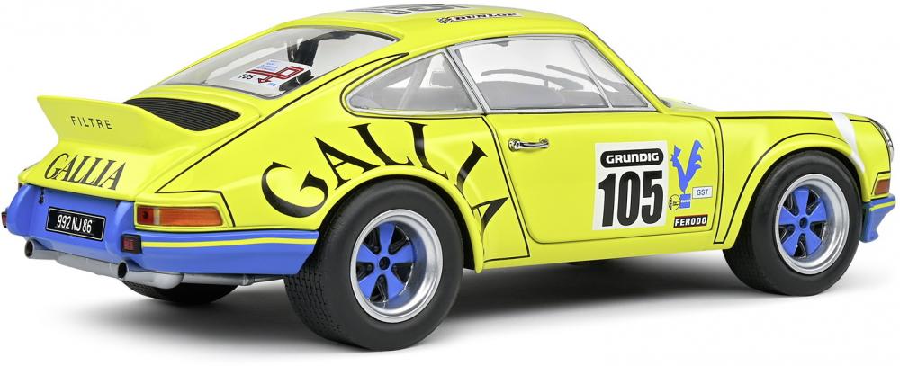 Solido Modellauto Maßstab 1:18 Porsche 911 RSR #105 gelb 1973 S1801118