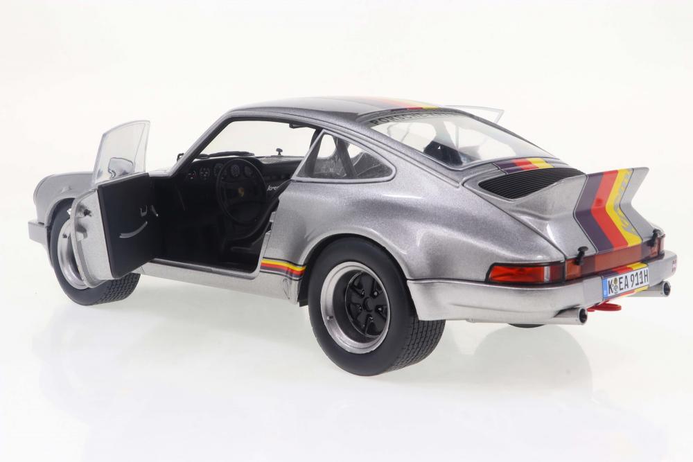 Solido Modellauto Maßstab 1:18 Porsche 911 RSR Kremer 1973 silber S1801120