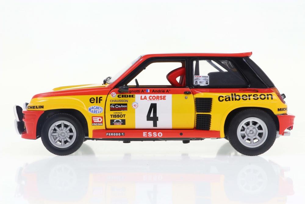 Solido Modellauto Maßstab 1:18 Renault 5 Turbo 1980 #4 gelb S1801314