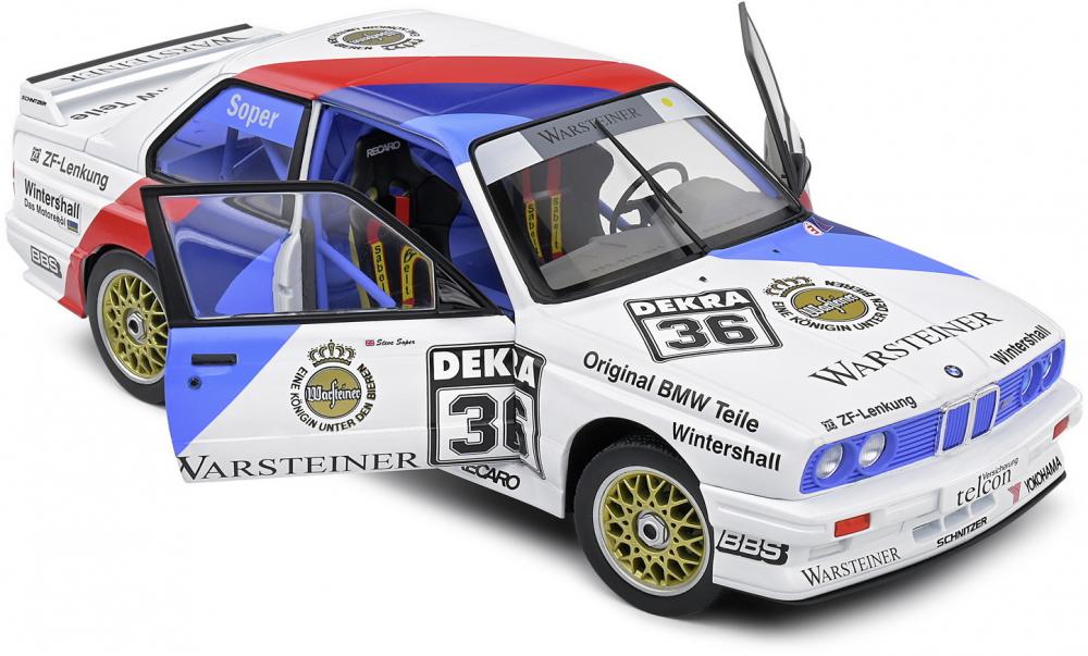 Solido Modellauto Maßstab 1:18 BMW E30 M3 #36 weiß 1989 S1801524