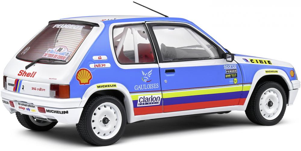 Solido Modellauto Maßstab 1:18 Peugeot 205 Rallye 1,9L weiß 1990 S1801716