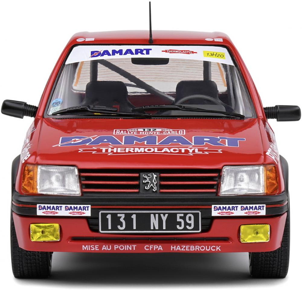 Solido Modellauto Maßstab 1:18 Peugeot 205 GTI, 1,6L #132 rot 1986 S1801717