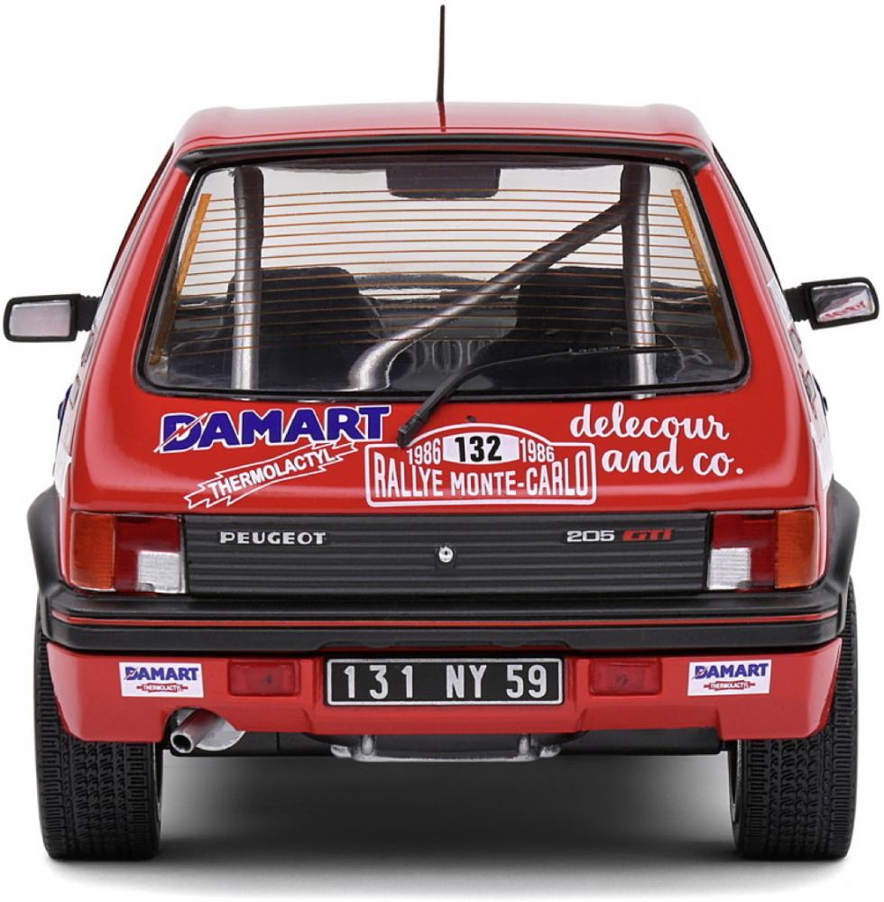 Solido Modellauto Maßstab 1:18 Peugeot 205 GTI, 1,6L #132 rot 1986 S1801717