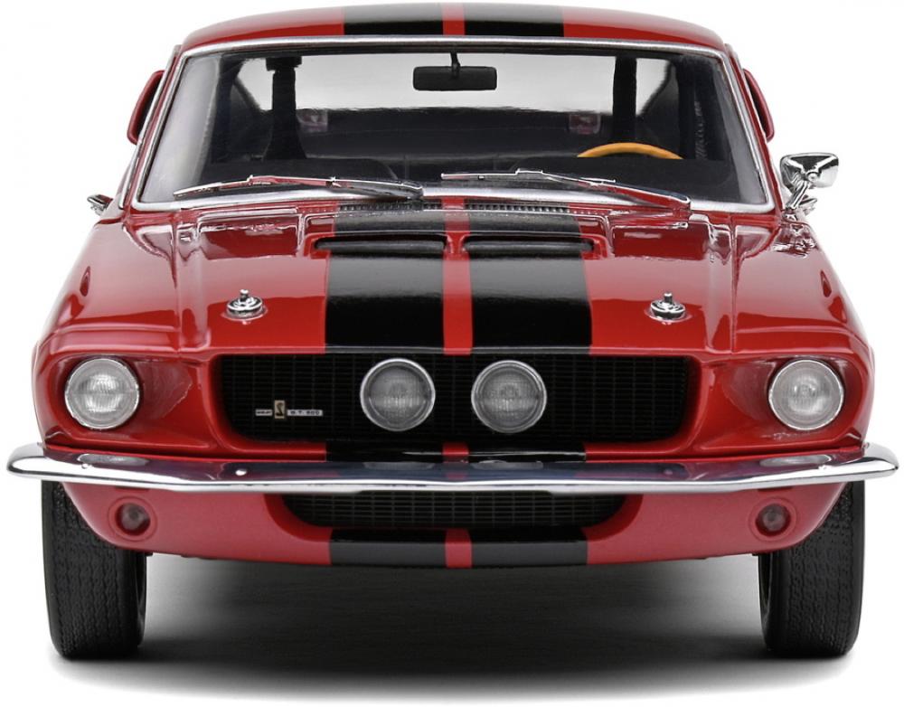 Solido Modellauto Maßstab 1:18 Ford Shelby Mustang GT500 rot 1967 S1802909