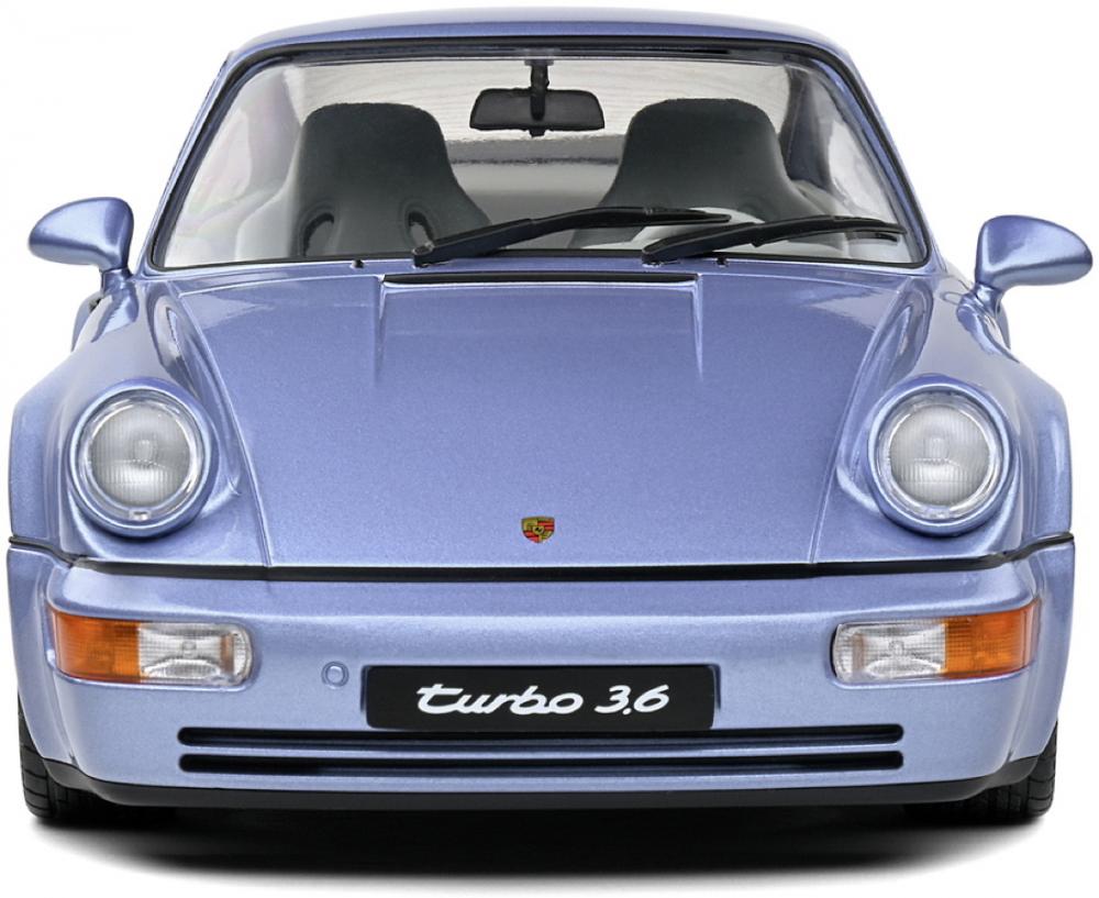 Solido Modellauto Maßstab 1:18 Porsche 911 (964) Turbo blau 1990 S1803408