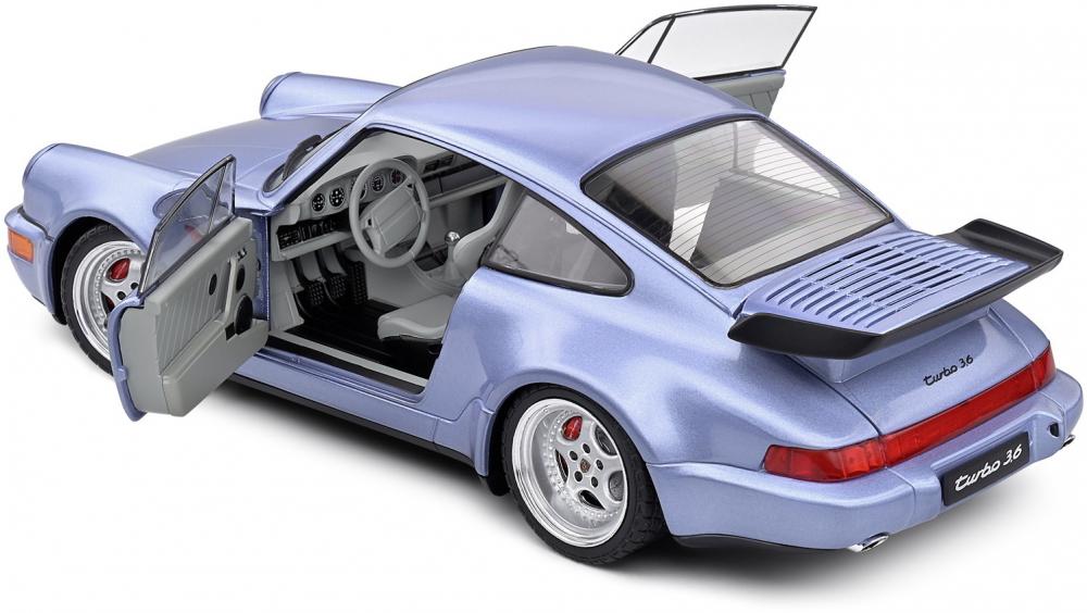 Solido Modellauto Maßstab 1:18 Porsche 911 (964) Turbo blau 1990 S1803408