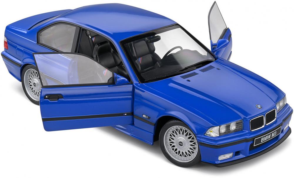 Solido Modellauto Maßstab 1:18 BMW E36 M3 Coupe 1996 blau S1803912