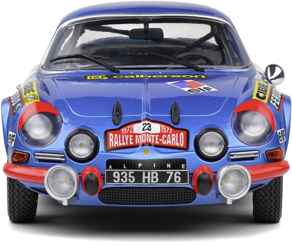 Solido Modellauto Maßstab 1:18 Alpine A110 1600S #23 blau Rallye Monte Carlo 1972 S1804208