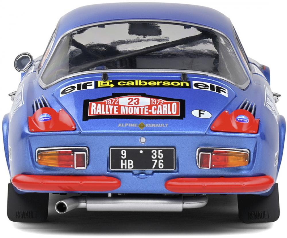 Solido Modellauto Maßstab 1:18 Alpine A110 1600S #23 blau Rallye Monte Carlo 1972 S1804208