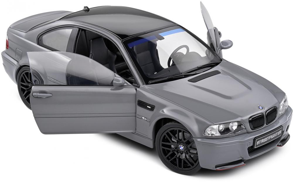 Solido Modellauto Maßstab 1:18 BMW E46 M3 Coupe 2000 grau S1806508