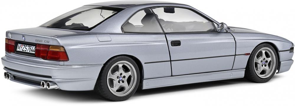 Solido Modellauto Maßstab 1:18 BMW 850 (E31) CSI 1992 silber S1807004