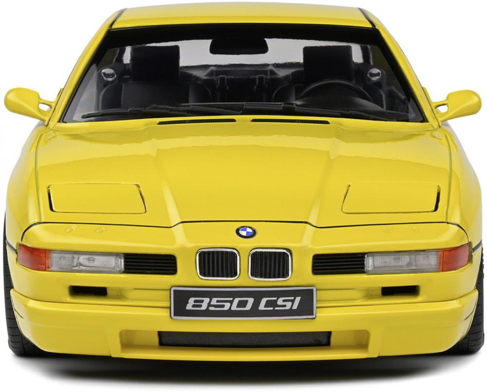 Solido Modellauto Maßstab 1:18 BMW 850 (E31) CSI 1990 gelb S1807005