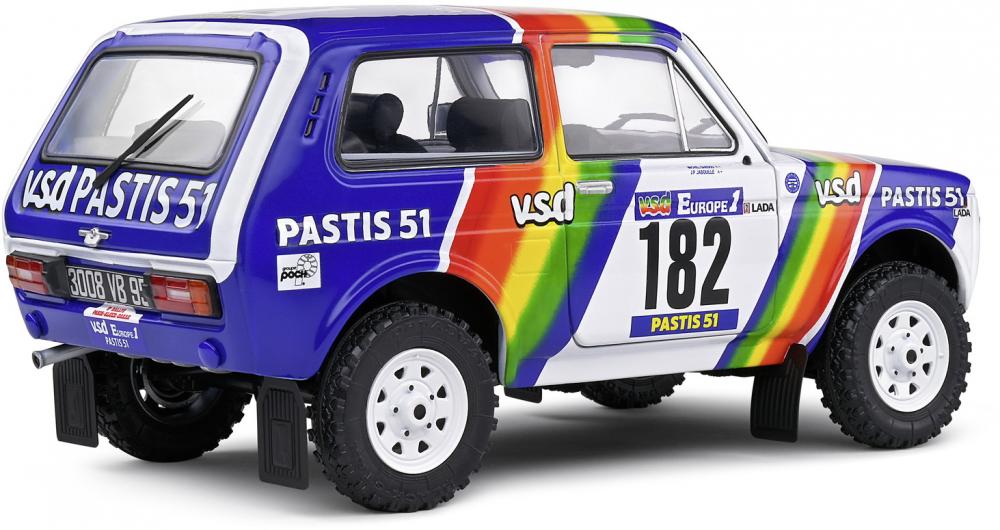 Solido Modellauto Maßstab 1:18 Lada Niva Paris-Dakar #182 1984 weiß S1807305